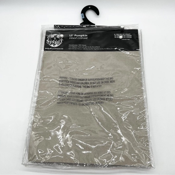 Spirit Halloween Lil Pumpkin Halloween Costume 4 pcs Set Size 3-12 Months - Picture 5 of 6